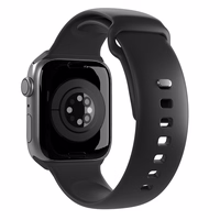 Puro Icon silikona siksniņa Apple Watch 42/44/45/49 mm - melns (2 gab.)