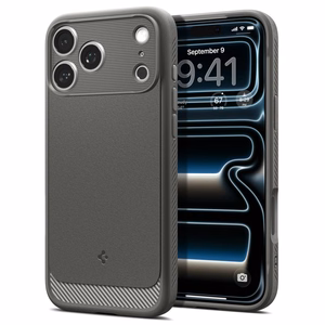 Spigen Rugged Armor MagSafe maciņš iPhone 17 Pro Max / 18 Pro Max, pelēks