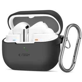 Tech-Protect silikona āķa apvalks Samsung Galaxy Buds 3 / 3 Pro - melns