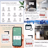 TUYA viedais automātslēdzis, 3P+N, Wi-Fi, RS485, 63A