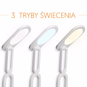 Saliekama LED galda lampa 10W, 3000/4500/6000K, 1200mAh, rozā, LTC