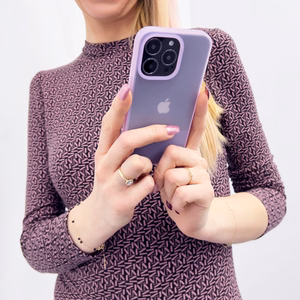 Kingxbar Plain Series viedtālruņa apvalks iPhone 13 Pro Max silikona apvalks pelēks