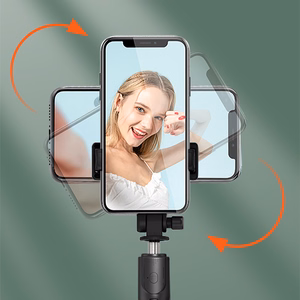 Selfiju nūja WRY1S teleskopisks statīvs 0.7m telefonam - melna