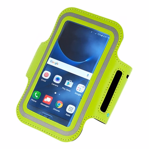 Viedtālruņa apvalks Armband SLIM Type 1 Iphone 15 Pro Max/16 Pro Max/Samsung A15/A16/A25/A34/A55/M35/S20 FE/S24 FE/S24 Plus/S24 Ultra (6,0 collas) - sarkana