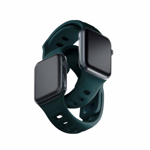 3mk silikona siksniņa Apple Watch, 38/40/41/42 mm, Evergreen, mazais izmērs