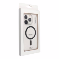 Drop Glue Krāsains Gredzens Magnētiskais Viedtālruņa apvalks saderīgs ar MagSafe IPHONE 17 Pro Max melna