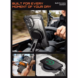Supcase UB Grip Mag MagSafe korpuss priekš Samsung Galaxy S26 - Melns