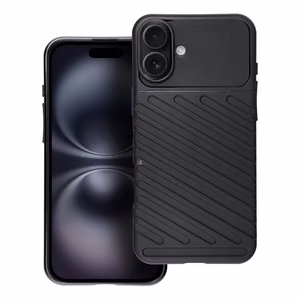 THUNDER viedtālruņa apvalks IPHONE 16 Plus melns