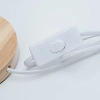 Galda lampa pie gultas spalva Art Deco sarkana CBDPH