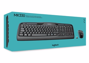 Logitech bezvadu komplekts MK330