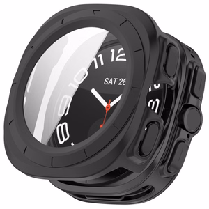Tech-Protect Defense 2-Pack Case for Samsung Galaxy Watch Ultra 47mm - Clear Matte Black