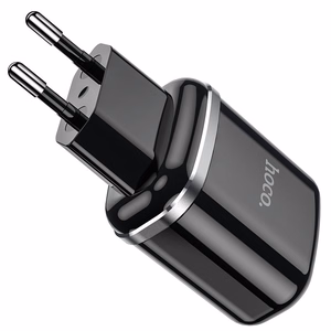 Lādētājs Hoco N4 12W 2xUSB-A melns