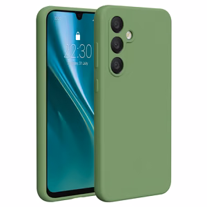 Etteri silikona maciņš Samsung Galaxy A36 5G, gaiši zaļš