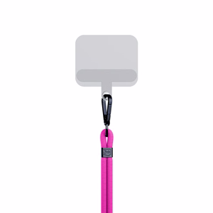 3mk EasyClip tālruņa aukliņa, rozā (melnas krāsas furnitūra)