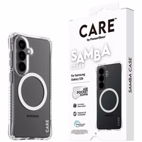 CARE by PanzerGlass Samba Transparent Qi Case for Samsung Galaxy S26 - Transparent