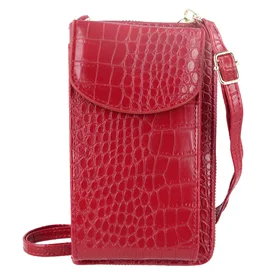 Adīts maciņš telefonam GCW12 sarkans