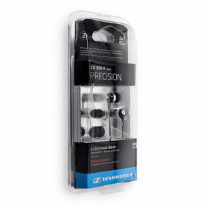 Vadu austiņas Jack 3,5 mm Sennheiser CX 300-II Precision melnas
