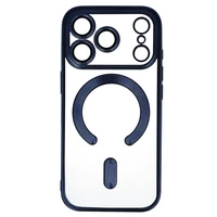 Metālisks Magsafe maciņš iPhone 17 Pro Max zils