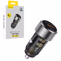 Blavec Auto lādētājs BS-05B Nitro - USB + Type C - QC 3.0 18W PD 65W (CCBS05BN-UCB) melns