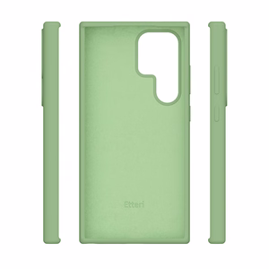 Etteri Silicone чехол Samsung Galaxy S24 Ultra светло-зеленый