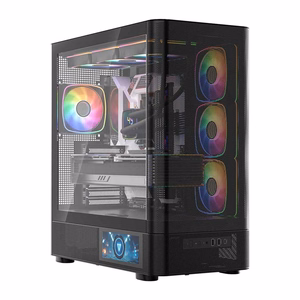 MODECOM Volcano AQ400 ARGB Midi melns