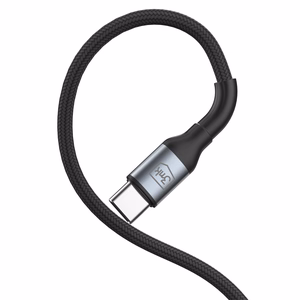3mk Hyper Cable N-SERIES USB-C / USB-C 1.5m PD 3.0 QC 3.0 20V / 5A 100W - melns