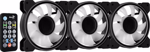 Aerocool Mirage 12 ARGB Pro datora korpusa dzesēšanas komplekts 12 cm melns