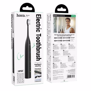 Zobu birstes uzgalis Hoco HP60 ciets melns
