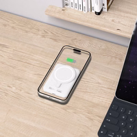 Tech-Protect LifeMag PB10 portatīvais lādētājs ar MagSafe 5000mAh 15W USB-C ports - balta + USB-C kabelis