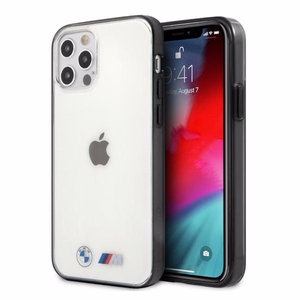 BMW smilšu strūklas apvalks iPhone 12 Pro Max - caurspīdīgs