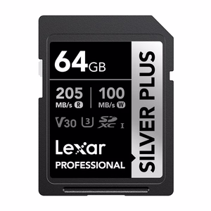 Lexar Professional SILVER PLUS SDXC 64 GB atmiņas karte