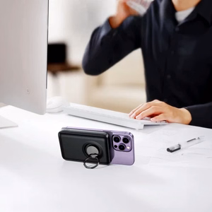 Portatīvais lādētājs Joyroom JR-W050 melns 10000mAh (bezvadu uzlāde 15W / PD 20W)