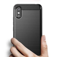 CARBON viedtālruņa apvalks XIAOMI Redmi 9A / 9AT melns