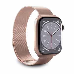 Ремешок Puro Milanese из нержавеющей стали для Apple Watch 38/40/41 мм - розовый