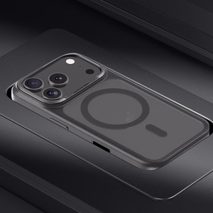 Benks Magnētiskais Mist viedtālruņa apvalks ar metāla rāmi (0070) Iphone 17 Pro Max balts