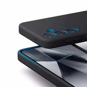 Crong Color Cover vāciņš ierīcei Samsung Galaxy S24+, melns