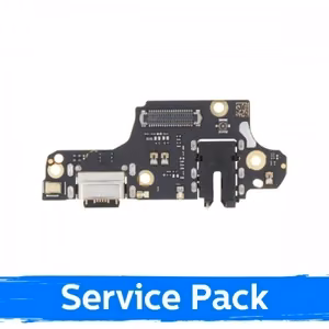 Uzlādes ports piemērots Xiaomi Redmi Note 9 Pro / Note 9S / Poco M2 Pro ar flex kabeli / Plata (Service Pack)