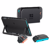 Spigen Nano Pop apvalks Nintendo Switch 2 konsolei - melns