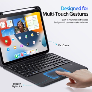 Dux Ducis DK sērijas bezvadu klaviatūras apvalks Apple iPad 10 2022 – melns