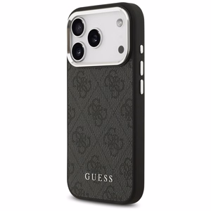 Guess 4G Classic Logo MagSafe Чехол для iPhone 17 Pro - чёрный