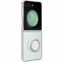 MACIŅŠ SAMSUNG EF-XF73KKTEGWW Z FLIP5 F731 caurspīdīgs SĀKUMA KOMPLEKTS + LĀDĒTĀJS TA800 BOX