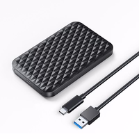 Orico 2520C3-V1 2,5" HDD/SSD USB-C 5Gb/s diskdzinis - melns