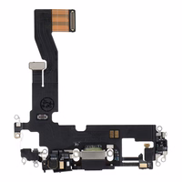 Uzlādes fleksis USB IPHONE 12 melns (lietots)