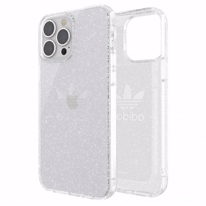 Adidas OR aizsargstikls ar spīdumiem iPhone 13 Pro Max - caurspīdīgs sudrabs