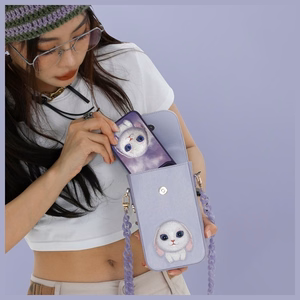 Nimmy Big Eyed Pet 2.0 Rabbit telefona soma - violeta