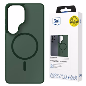 3mk Smoke MagCase zaļš – tālruņa vāciņš modelim Samsung Galaxy S26 Ultra
