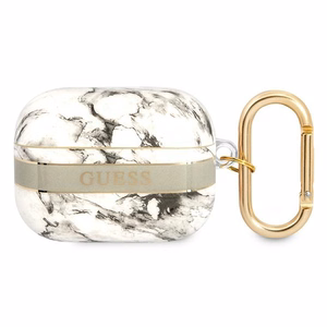 Guess GUAPHCHMAG чехол для AirPods Pro серый/серый Marble Strap Collection