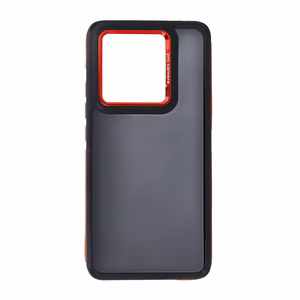 Crystal Black maciņš Xiaomi Redmi Note 14 5G (Global), sarkans