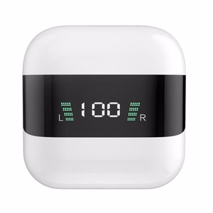 Bluetooth brīvroku iekārta Dudao U15S Balta (ar LED displeju)