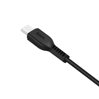 USB kabelis Hoco X20 USB-A uz MicroUSB 2.0m melns
